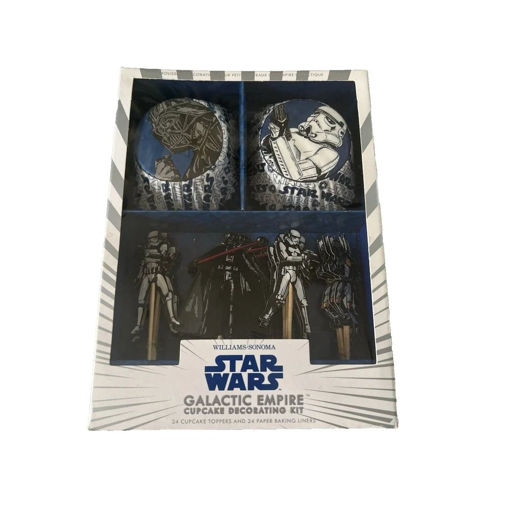 NEW Star Wars Galactic Empire × Williams Sonoma 24 Cupcake Decorating Kit